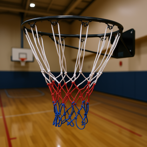 Cerceau de basket-ball robuste de 18 pouces, à fixer au mur, pour intérieur, avec filet à double ressort, pour enfants et adultes - Product Image 2