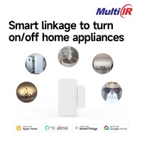 Sistema de Seguridad Inteligente para el Hogar, Sensor Magnético Inalámbrico para Puertas y Ventanas, Detector de Apertura y Cierre, Alerta en Tiempo Real a través de Aplicación