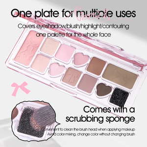 Cổ phiếu có sẵn veecci tinh tế thanh lịch 11 màu ánh sáng lung linh long lanh trang điểm Blusher Eyeshadow Palette mỹ phẩm bóng mắt - Product Image 3