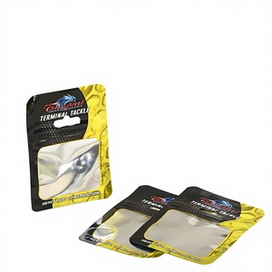 Bolsas de Mylar con Cierre Hermético Personalizadas de Haodong Packing, Bolsas de Plástico Transparente para Aparejos de Pesca, para Anzuelos de Pesca, con Orificio Euro - Product Image 1