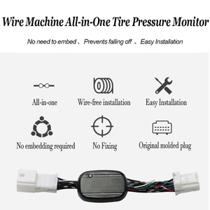 OBD TPMS Sistema de Monitoramento da Pressão dos Pneus Inteligente 12V Digital Calibre Do Pneu <span class=keywords><strong>Display</strong></span> <span class=keywords><strong>LCD</strong></span> Para Toyota Camry 8th gen 2018 2019 2020 - Product Image 4