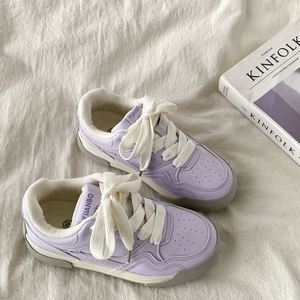 Zapatos Casuales Versátiles Coreanos 2026, para Mujer, Otoño, Suela Gruesa, Ligeros, Blancos, para Estudiantes - Product Image 1