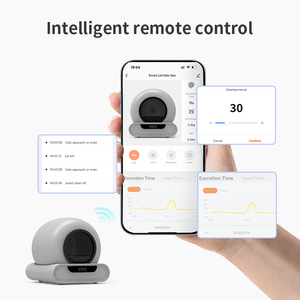 Arenero Inteligente <span class=keywords><strong>para</strong></span> <span class=keywords><strong>Gatos</strong></span> con Control por App WiFi 2.4G/5G, Caja de Arena Autolimpiable Automática de 65L con Tambor <span class=keywords><strong>Grande</strong></span> y Contenedor de Residuos de 9L, <span class=keywords><strong>para</strong></span> Múltiples <span class=keywords><strong>Gatos</strong></span> - Product Image 5