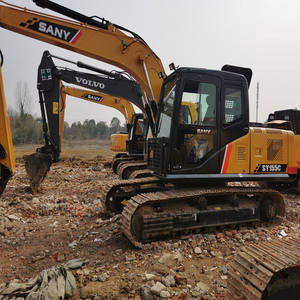 Excavadora Sany Sy155C SY155H Usada Original de 15 Toneladas, Hidráulica, de Orugas, a Buen Precio - Product Image 6