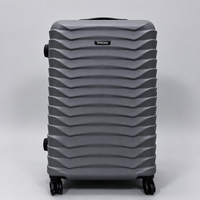 Ensemble de valises de voyage rigides en ABS avec logo personnalisé coloré, roues silencieuses, sacs à bagages de fabricants avec fonctionnalités de transport