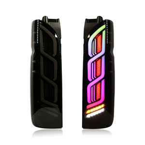 Feux arrière LED HOSI pour Toyota Hiace KDH200 TRH200 H200 Series <span class=keywords><strong>2005</strong></span>-2018 avec clignotants dynamiques à défilement - Product Image 1