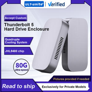 ULT-unite nouveau modèle de boîtier TB5 80Gbps Mvme boîtier SSD Portable SSD boîtier de <span class=keywords><strong>disque</strong></span> <span class=keywords><strong>dur</strong></span> <span class=keywords><strong>externe</strong></span> - Product Image 2