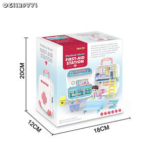 Mini <span class=keywords><strong>Hospital</strong></span> Baby Pretend Play Doctor Set Kit Juguetes <span class=keywords><strong>Maleta</strong></span> con música - Product Image 6