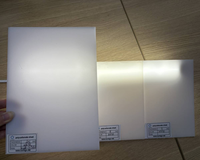Panneau de diffuseur de lumière PC blanc laiteux de 4 * 8ft 0.8mm en gros