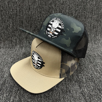 Gorra Snapback de Malla Transpirable con Sublimación Personalizada, Estilo Hip Hop Y2K, Unisex, Camuflaje, para Actividades al Aire Libre, Modelo YP 6006