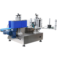 Machine d'étiquetage de bouteilles plates et rondes pour bureau, pour eau, cosmétiques, vin, vodka