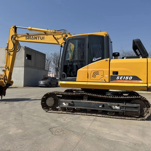 Miniexcavadora Hidráulica de Segunda Mano en Oferta, 15 Toneladas, 0.65m, Motor Cummins, Componentes Hengli, Marca China, SHANTUI SE150 Usada - Product Image 1