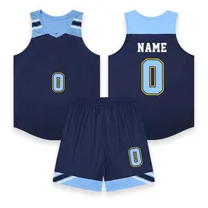 New youth basketball wear Uniform Men Sublimation Basketball Vest Jersey Sleeveless