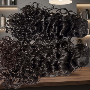 Wholesale South Indian Raw Human Hair Cuticle Aligned Remy Weave Loose Deep Wave Bundles Natural Style Inspired Indian Temple - Product Image 2