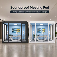Cabine insonorisée portable pour diffusion en direct, studio acoustique, salle silencieuse, espace de travail privé Sinjoyin