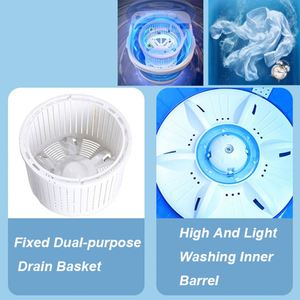 Portable Mini Semi-automatic Electric Plastic <b>Top</b> <b>Loading</b> Shoe Washer with 2kg Capacity for Household Use - Product Image 2