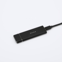 Casing Hard Disk Drive Eksternal Portabel SHUOLE USB3.1/3.0 Tipe C ke M.2 NGFF Adapter untuk SSD HDD