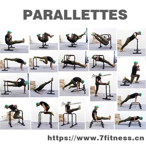 Station Dip barres parallèles équipement de Fitness à usage domestique barres parallèles réglables en hauteur - Product Image 6