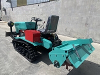 Offre de vente directe usine à prix abordables : Motoculteur rotatif sur chenilles pour terres arides, Tracteur spécialisé pour serres, Tracteur diesel