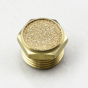 BSLM-06 BSLM-10 <span class=keywords><strong>3</strong></span>/4英寸迷你平黄铜气动推入式快速排气阀消音器中国BSLM - Product Image 3