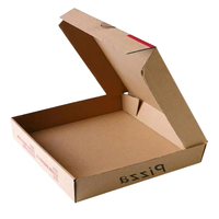 Boîtes à pizza en carton ondulé personnalisées en gros avec pelliculage mat et gaufrage, matériaux recyclés, doublure en mousse – 12-18 pouces pour plats à emporter