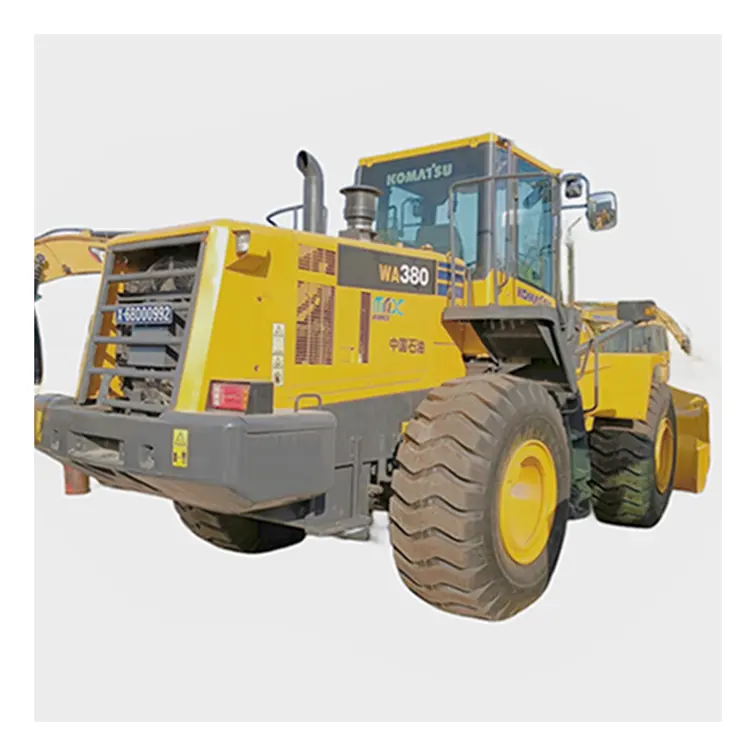 Large earthmoving machinery purchase Komatsu WA380 loader WA380-3 Used Wheel Loader 5 tons front-end loader global express