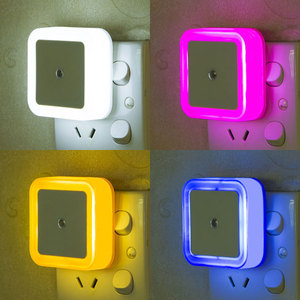 al amanecer Sensor de luz de la noche de la UE/macho cuadrado en forma de corazón de Led de luz de la noche - Product Image 6