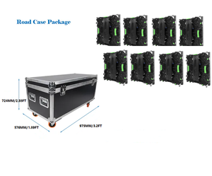شاشة عرض <span class=keywords><strong>LED</strong></span> خارجية ملونة بالكامل للإيجار P4.81 مع 10816 بكسل، درجة حرارة تشغيل من -20 إلى +50 للفعاليات المسرحية - Product Image 5