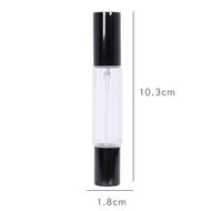 Flacon de parfum double tête 10 ml en gros, vaporisateur et roll-on 2-en-1, flacon en verre à bille pour sous-conditionnement, échantillon gratuit
