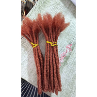 Estensioni Dreadlock Indiane in Capelli Vergini 4C, Testurizzate a Uncinetto, Intrecciate, Micro-link, Senza Grovigli