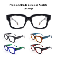 Último Diseño de Monturas Ópticas, Monturas Ópticas de Acetato Anti Luz Azul, Monturas de Gafas Ópticas de Alta Calidad, Acetato Único