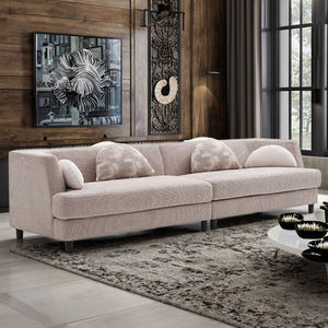 Роскошная итальянская вилла диван набор высокого качества Бархатная обивка минималистичный дизайн диваны для гостиной - Product Image 1