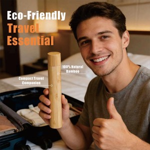 Estuche Portátil Ecológico y Biodegradable para Cepillo de Dientes, Ideal para Viajes y Uso Doméstico - Product Image 6