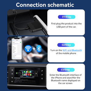 <span class=keywords><strong>Carlinkit</strong></span> <span class=keywords><strong>CPC200</strong></span> <span class=keywords><strong>U2W</strong></span>, caja de AI de sonido multimedia para reproducción de coche inalámbrica, adecuada para pantalla de carplay con cable de coche original - Product Image 5