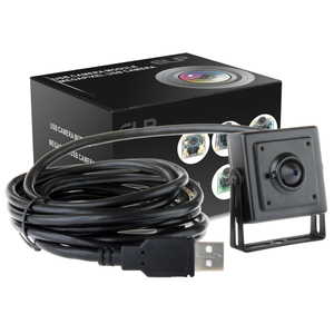 ELP Plug Play 3MP WDR UVC Webcam Full HD 1080P H.264 Kamera USB Lubang Pin Mini dengan Mikrofon