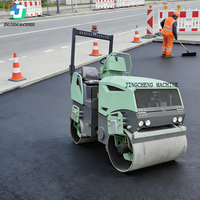 Grand rouleau compacteur à double tambour en acier pour machines, 1 tonne, 2 tonnes, 3 tonnes, pour le compactage du sous-sol et du lit de voie ferroviaire