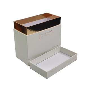 Tùy chỉnh Cmyk in ấn quần áo sang trọng bao bì hộp nắp và cơ sở Quà Tặng hộp giấy các tông may gói - Product Image 3