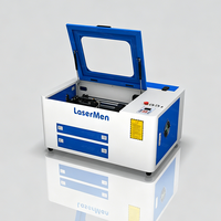 Machine de gravure et de découpe laser CO2 de bureau haute précision LM-4030-H pour acrylique, bois, MDF, cuir, signalétique – Graveur rapide