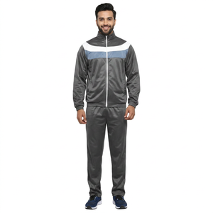 Conjunto Deportivo de Invierno para Hombre, de Alta Calidad, con Logotipo Personalizado, 100% Algodón, Estilo Jogging, Lavado Ácido, Diseño Sólido - Product Image 1