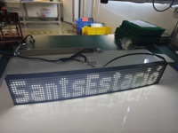 ZZG Programable 11*80 Puntos Bus Head Sign Curved Bus LED Panel Pantalla flexible para camión