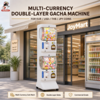 Distributeur de capsules Gashapon à monnayeur, machine à bonbons à 2 niveaux, sans alimentation électrique, garantie 1 an, vente en gros