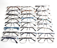 Monturas de Gafas Surtidas a Precio Económico, Armazón Metálico para Lentes Ópticos, Gafas de Diseñador en Stock para Tienda