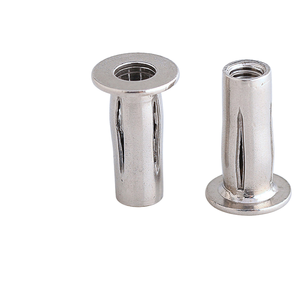 Tuercas remachables ranuradas de acero inoxidable preformadas para vehículos eléctricos, insertos roscados de expansión ranurados, remaches de fijación. - Product Image 2