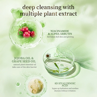 SULEEFRE Gel Douche au Parfum Oolong Pêche à la Niacinamide et aux Pépins de Raisin 0il Doux Nettoyage en Profondeur et Hydratation pour le Bain du Corps