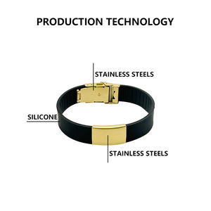 스포츠를위한 개인화 된 럭셔리 크로스 레이저 조각 빈 의료 경고 팔찌 실리콘 ID 팔찌 - Product Image 6