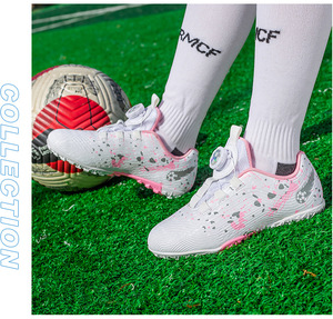 Zapatos de Entrenamiento de Fútbol Ligeros y Transpirables <span class=keywords><strong>para</strong></span> Niños, <span class=keywords><strong>Tacos</strong></span> <span class=keywords><strong>para</strong></span> Terreno Blando, Césped <span class=keywords><strong>Artificial</strong></span>, Otoño, Invierno, Verano, Unisex <span class=keywords><strong>para</strong></span> Exteriores - Product Image 6