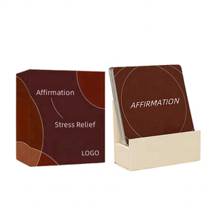 Jeu <span class=keywords><strong>de</strong></span> cartes personnalisé avec impression sur papier, mots d'encouragement quotidiens, <span class=keywords><strong>sagesse</strong></span>, équilibre <span class=keywords><strong>de</strong></span> la vie, affirmation zen - Product Image 6