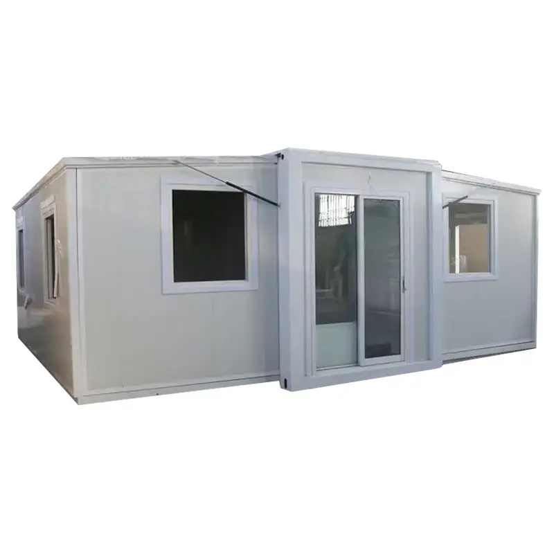 Di chuyển mở rộng vận chuyển container Khung nhà 20 ft và 40 ft 2 phòng ngủ mở rộng container Tiny nhà