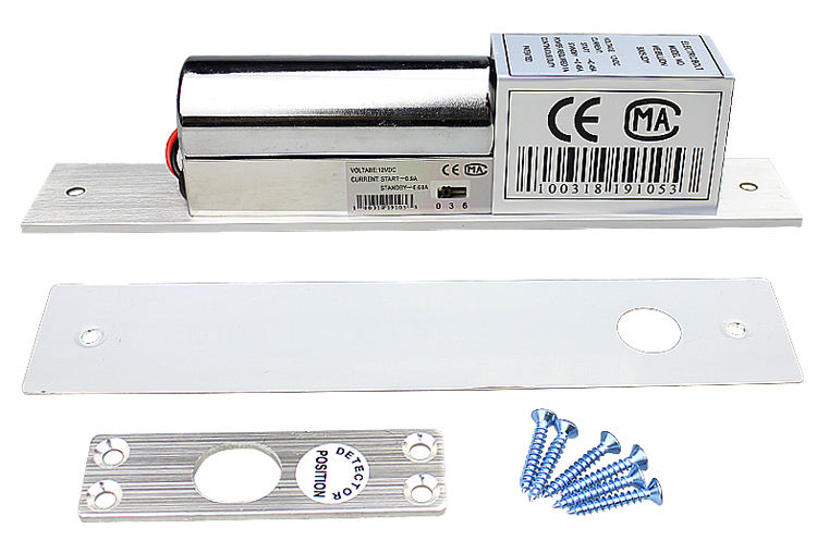 DC 12V ドアアクセス制御システム 300ポンド対応 電動電磁ドアロック リモート送信機受信機付き ホームセキュリティ用 電動ドロップボルトロック  DC 12V フェイルセーフ NCモード 電子ドアロック アクセス制御 セキュリティロック ドア (Xボルトロック) タイムディレイ ... 3セットアクセス制御の木の金属のドアのための電気ボルト ロックのフェイル セーフ モード DC12V