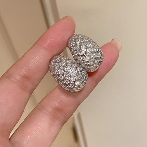 Orecchini a Perno Ovali Ondulati per Donne, Stile Vintage Francese, Accessori per Orecchie da Indossare Quotidianamente - Product Image 6